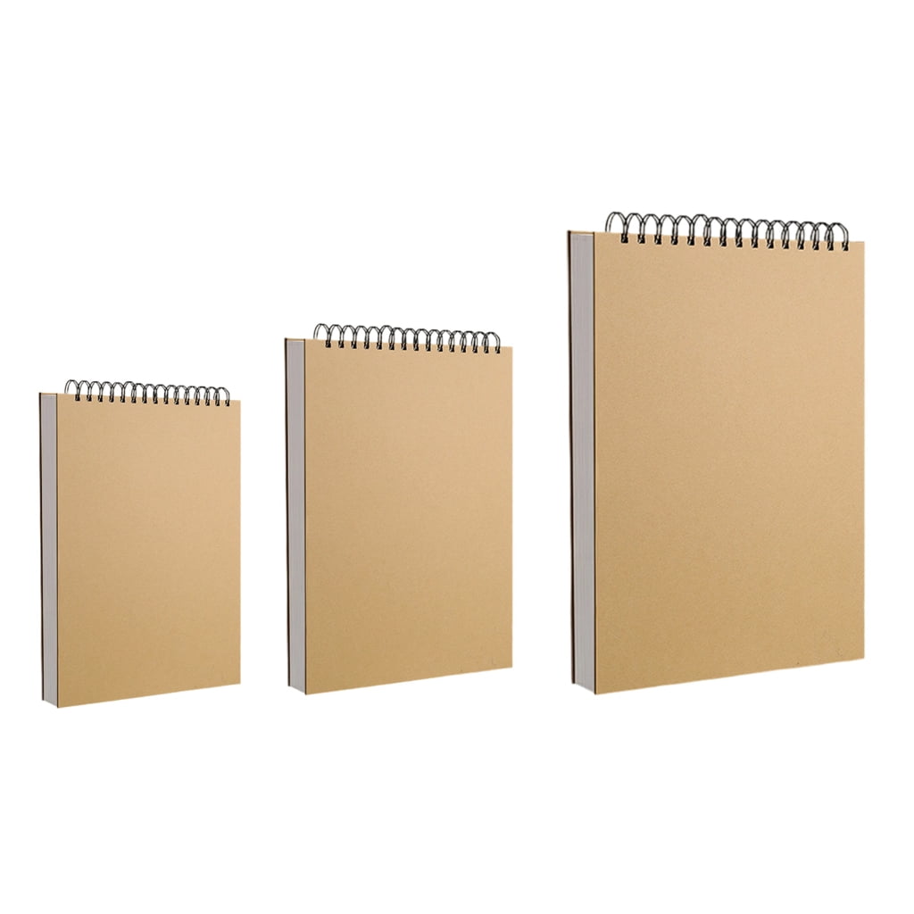 16K/A4/8K Professional Sketch Pad 60 Sheets Removable Kraft Cover Art Notebook