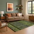 thumbnail image 7 of Addison Rugs Mayfield Premium Machine Washable Transitional Tribal Aloe Rectangle Rug, 10' x 14', 7 of 7