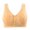 Orange, variant on FhsagQ Bra Women Bras Plus Size Women's Front Side Buckle Lace Edge without Steel Ring Movement Seamless Gathering Adjustment Yoga Sleep Large Bra Bras for Women Crotchless Black 46