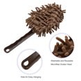 thumbnail image 4 of Uxcell Microfiber Chenille Duster Washable Cleaning Brush Dusting Tool Brown, 4 of 5