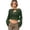 Army Green, variant on Women Hollow Out Crochet Knit Crop Tops Color Block Long Sleeve Square Neck Fall Sweaters Tops