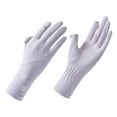 thumbnail image 1 of Guantes de protección solar Cola Mujer Conducción Violeta Longitud 25,5 cm, 1 of 8