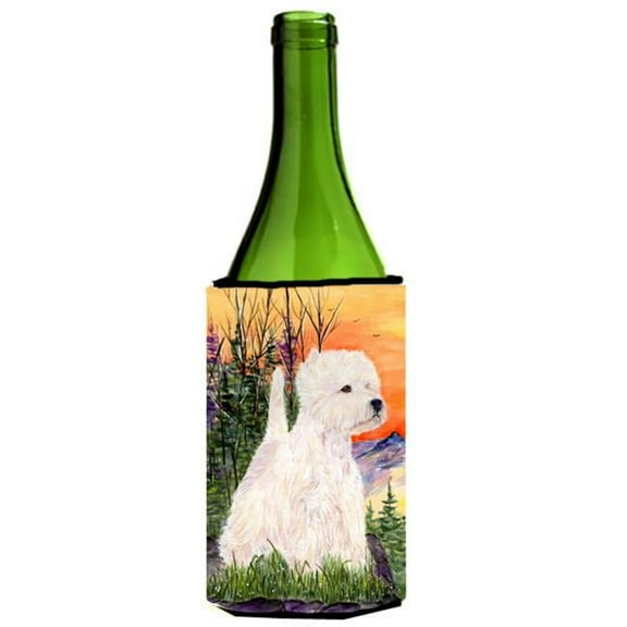Westie Wine bottle sleeve Hugger