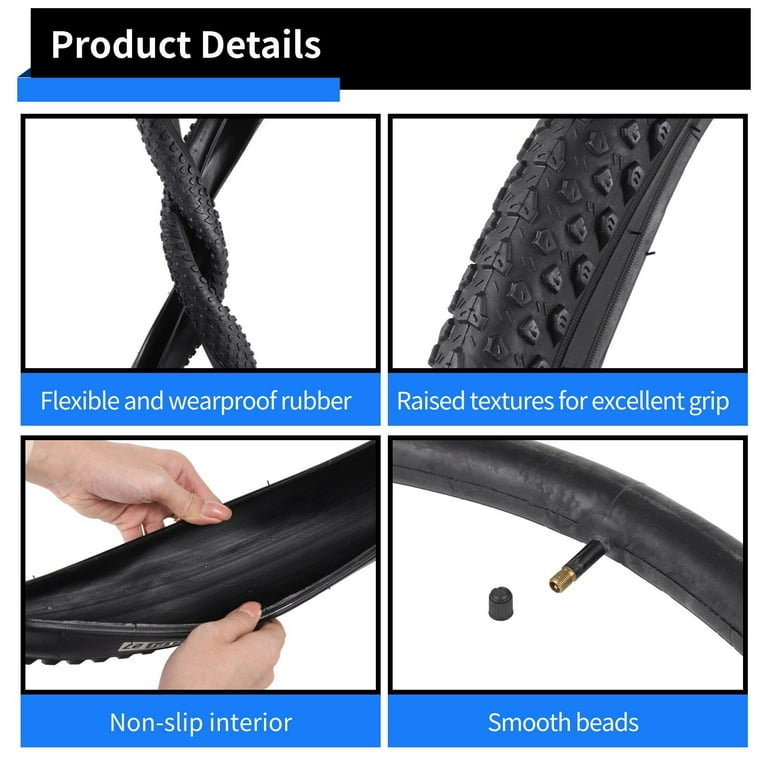 自転車 Yeesport 2 Pcs Mountain Bike Tires 20