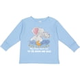 thumbnail image 3 of Inktastic My Noni Loves me to the Moon and Back Elephant Family Boys or Girls Long Sleeve Toddler T-Shirt, 3 of 5