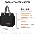 thumbnail image 2 of Lunch Bags for Women,Reusable Lunch Tote with Internal Pocket,Lunch Bag for Work/School/Travel/Picnic(Black), 2 of 5