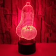 thumbnail image 2 of YSITIAN 3D LED Optical Illusion Acrylic Night Light with Remote & Smart Touch 7 Colors Changing（eggplant） YT-14433, 2 of 5