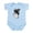 Sky Blue, variant on CafePress - Miniature Schnauzer Baby Light Bodysuit - Baby Light Bodysuit, Size Newborn - 24 Months