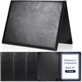 thumbnail image 1 of Funda para certificado Tenare Leather, 8.5 x 11 pulgadas, color negro, 3 unidades, 1 of 7