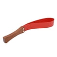 thumbnail image 2 of Wosthever Cultivo de equitación de animales con mango de madera, juego de paleta de cuero PU, puesta en escena, látigo de pestañas, Cuidado ecuestre y deportes Rojo, 2 of 6