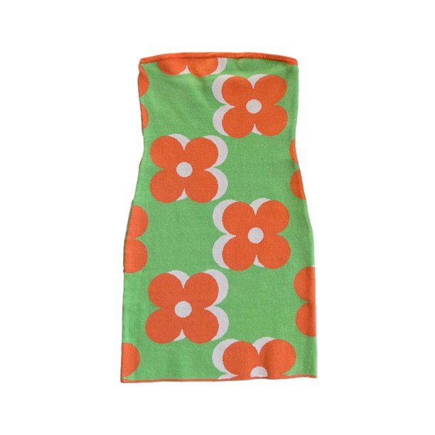VISgogo Vestido envuelto para mujer, sin mangas, patchwork, primavera, otoño, verano, informal, fiesta, club, floral, midi VISgogo moda