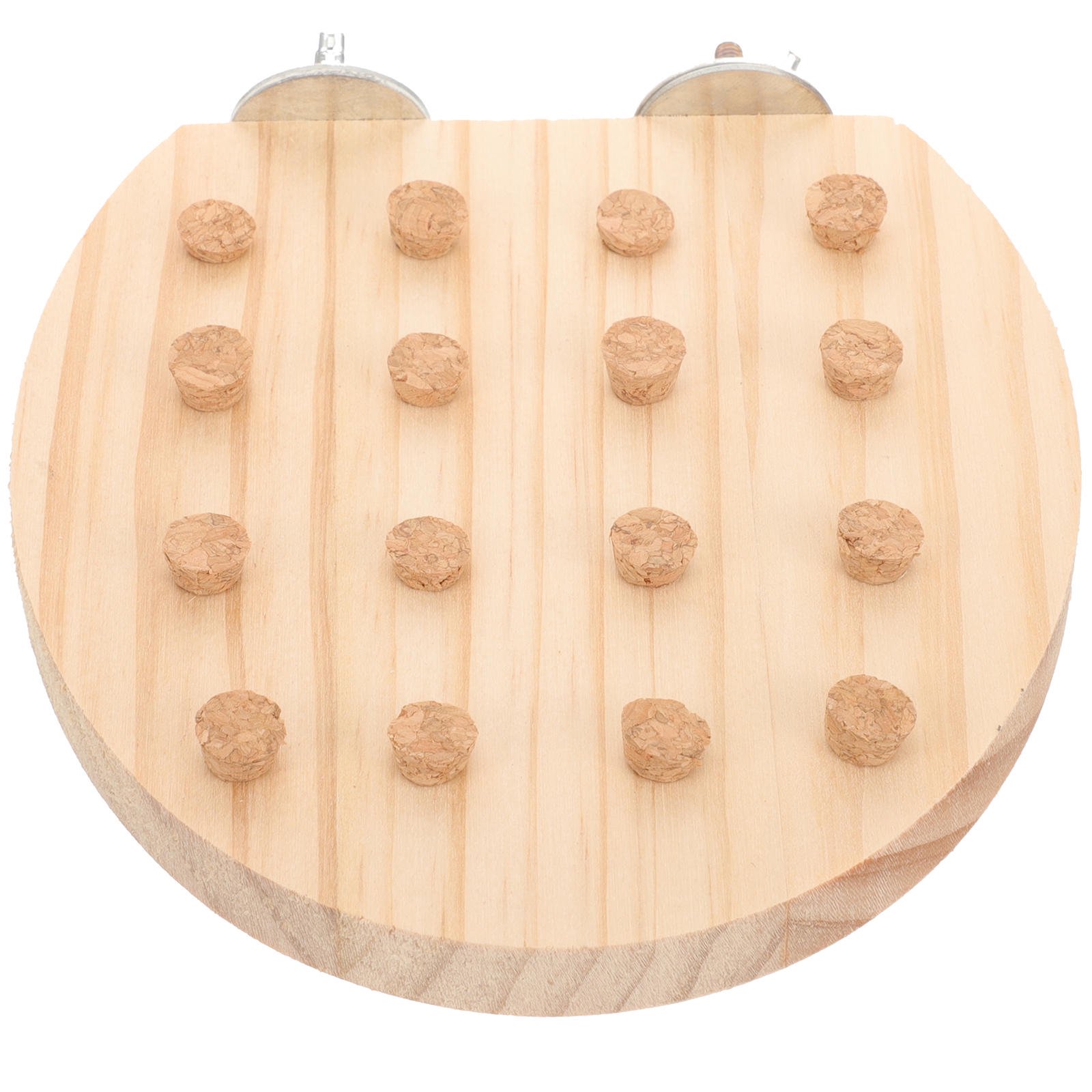 TEHAUX Natural Wood Bird Platform for Parakeets Cockatiels with Stable Climbing Perch