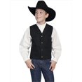 thumbnail image 1 of Scully RW041K-BLK-M Kids Rangewear Frontier Vest- Black- Medium, 1 of 2