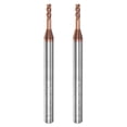 thumbnail image 1 of 2uds Cuadrado Nariz Extremo Molino 4mm Vástago 2mm x 10mm AlTiSin Recubierto Carburo 4 Flautas, 1 of 6
