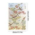 thumbnail image 3 of EGNMCR Floral Patterned Secrecy Window Film Combines Sun And Light Shading Functions electrostatic adsorption Decorative Glass Sticker For Home Office Bathroom Plastics Window Cling, 3 of 6