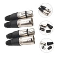 thumbnail image 4 of FOLOYORI 4Ud Conector Xlr Macho Y De 3 Para Cable Micrófono Con Caja ABS Multicolor, 4 of 8