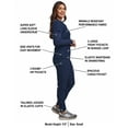 thumbnail image 3 of Green Town Scrubs for Women Scrub Set - 3-Piece Scrub Set Jogger Pant, Underscrub T-Shirt, and V-Neck Top, Easy Care, 3 of 7