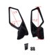thumbnail image 2 of Wsays Maverick X3 Espejo lateral retrovisor estilo carreras compatible con Can Am Maverick X3 XRS XDS MAX Off-road 2017 2018 2019 2020 2021 2022 2023 2024, 2 of 5