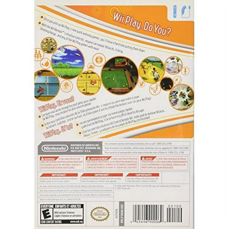 Wii Play Game for Nintendo Wii, Refurbished