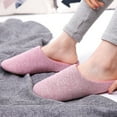 thumbnail image 3 of Womens Cotton Lightweight Home Slippers With Memory Foam, Washable House Slippers For Women, Comfy Bedroom Summer Slippers Indoor Slip On, 3 of 6