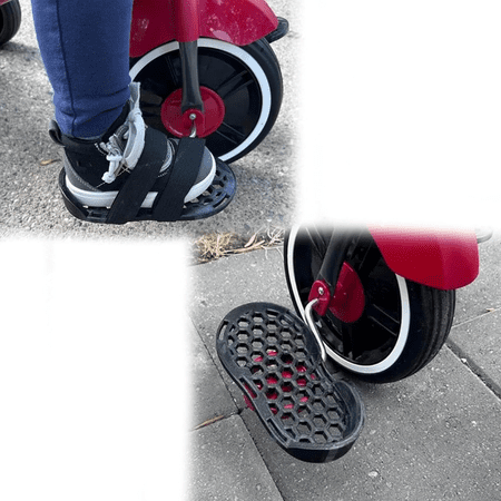 Adaptive Pedal Stabilizers - Adjustable Bike Pedals Foot Support for Mobility Aid, for Radio Flyer/for Schwinn Bike,Adjustable Foot Support Straps, Easy Install