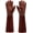 Brown, variant on Long-Gardening-Gloves for Women/Men - Thorn Proof Cowhide Leather Rose/Blackberry Pruning Heavy Duty Gloves Thick Palm Gauntlet Garden Work Gloves with Forearm Protection (Yellow-Medium)