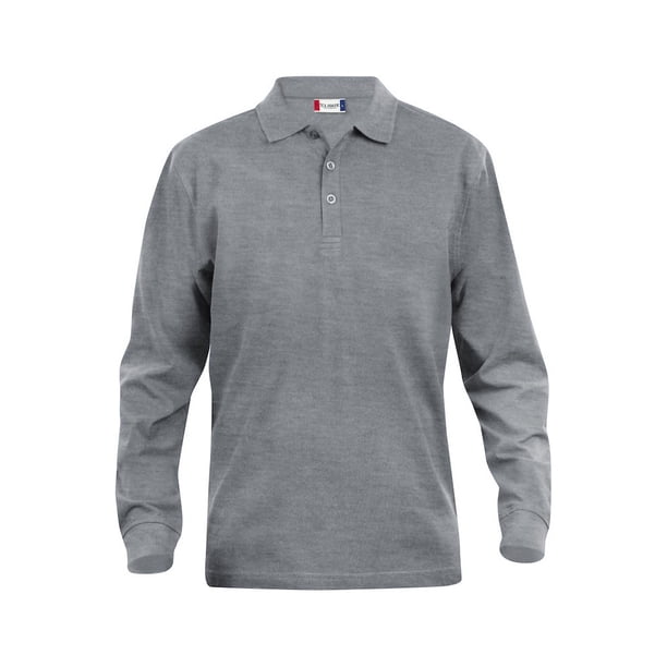 Clique - Polo Manhattan de Mezcla para Hombre (Gris)