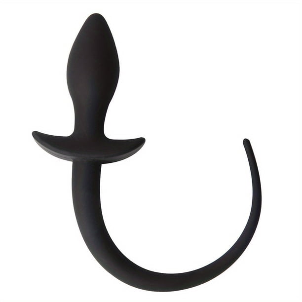 Silicone SM Dog Tail Butt Plug - Fox Tail Erotic Anal Plug Dildo for Prostate Massage and Pleasure - Perfect for Women and Men