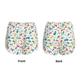 thumbnail image 3 of Gukieu Transport1 Print Women's Sports Shorts with Drawstring Elastic Waistband for Running, Yoga, Fitness-Large, 3 of 7