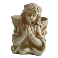 thumbnail image 3 of Maceta con forma de ángel, estatua blanca, figura decorativa, organizador de plantas para escritorio, mesa, centro de mesa, oficina o cocina., 3 of 8