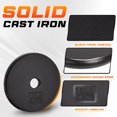 thumbnail image 3 of Discos de peso Yes4All de hierro fundido de 4 x 4,5 kg, orificio de 1 pulgada, 3 of 6