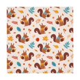 thumbnail image 6 of Wukai Forest Squirrel Nuts Waterproof Tablecloth for Kitchen Dining, Fits Square Tables for 2-4 Seats -60"x60", 6 of 7