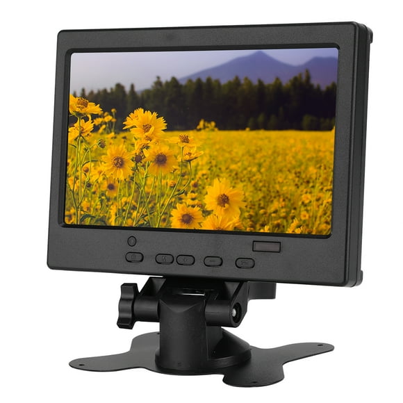 7 Inch , HD 1080P Mini 1024x600 IPS LCD Display with Stand, Portable , Portable VGA LCD Screen for , Car Display, CCTV