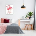 thumbnail image 2 of Stupell Industries Pink Flamingo Pair Minimal Tropical Bird Duo, 24 x 30, Design by Andi Metz, 2 of 5