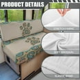 thumbnail image 6 of Yuyamidu Boho RV Dinette Cushion Covers Dog Paw Camper Cushions Covers Replacement Soft Camper Cushion Slipcover 1 Pcs Bench Cover 1 Pcs Backrest Cover, 6 of 7
