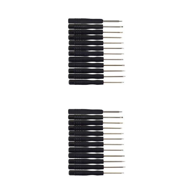 Kenally 12 Pieces Screwdriver Set Multi-Functional Mini Tool Tools Wear-resistant Repairing Using Electronic Supplies Screwdrivers Negro 8.2x1x1 cm 2piezas Kenally CBP099841