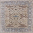 thumbnail image 1 of Ahgly Company Machine Washable Indoor Square Industrial Modern Rose Dust Purple Area Rugs, 5' Square, 1 of 7