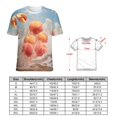 thumbnail image 2 of Juicy Peach Women's T-Shirt Short Sleeve T Shirts Tops Tee Ladies Loose T, 2 of 6