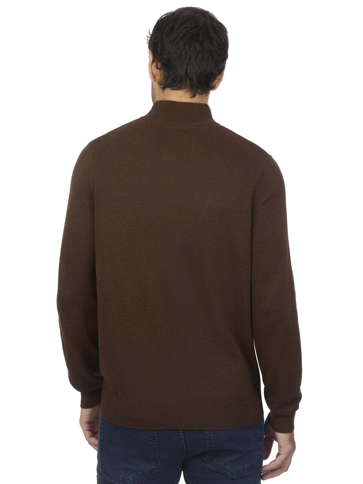 George Men's & Big Men's Classic Fit Jersey Quarter Zip Sweater, Sizes S-3XL