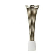 Hyper Tough Spring Doorstop, Satin Nickel, 2 Pack