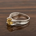 thumbnail image 3 of 2.00 Ctw Round Shape Citrine Gemstone 925 Sterling Silver Solitaire Women Wedding Ring, 3 of 7