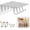 4pack-white, variant on 6 Pack Heavy Duty Closet Rod Support Brackets 300lbs Capacity | 11 x 4.8 Inch Sturdy and Durable Wall Mounted Floating Shelf Bracket with Hook for Laundry Room Kitchen Organization