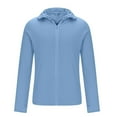 thumbnail image 3 of SHTXOZHI Men's Sun Protection Lightweight Hoodie Performance Long Sleeve Shirt for Hiking Running, 3 of 7