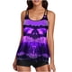 thumbnail image 1 of Traje de baño para mujer Camiseta sin mangas estampada Traje de baño de dos piezas con pantalones cortos Traje de baño Fridja fhjkhfk457699, 1 of 7