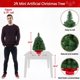 thumbnail image 2 of Miniárbol de Navidad artificial de mesa Yaheetech de 60 cm, paquete de 2, 2 of 9