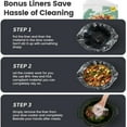 thumbnail image 3 of Slow Cooker, 3 Cooking Settings, Dishwasher  Ceramic Crock, Lid, Free Pot Liners Included, 3 of 5