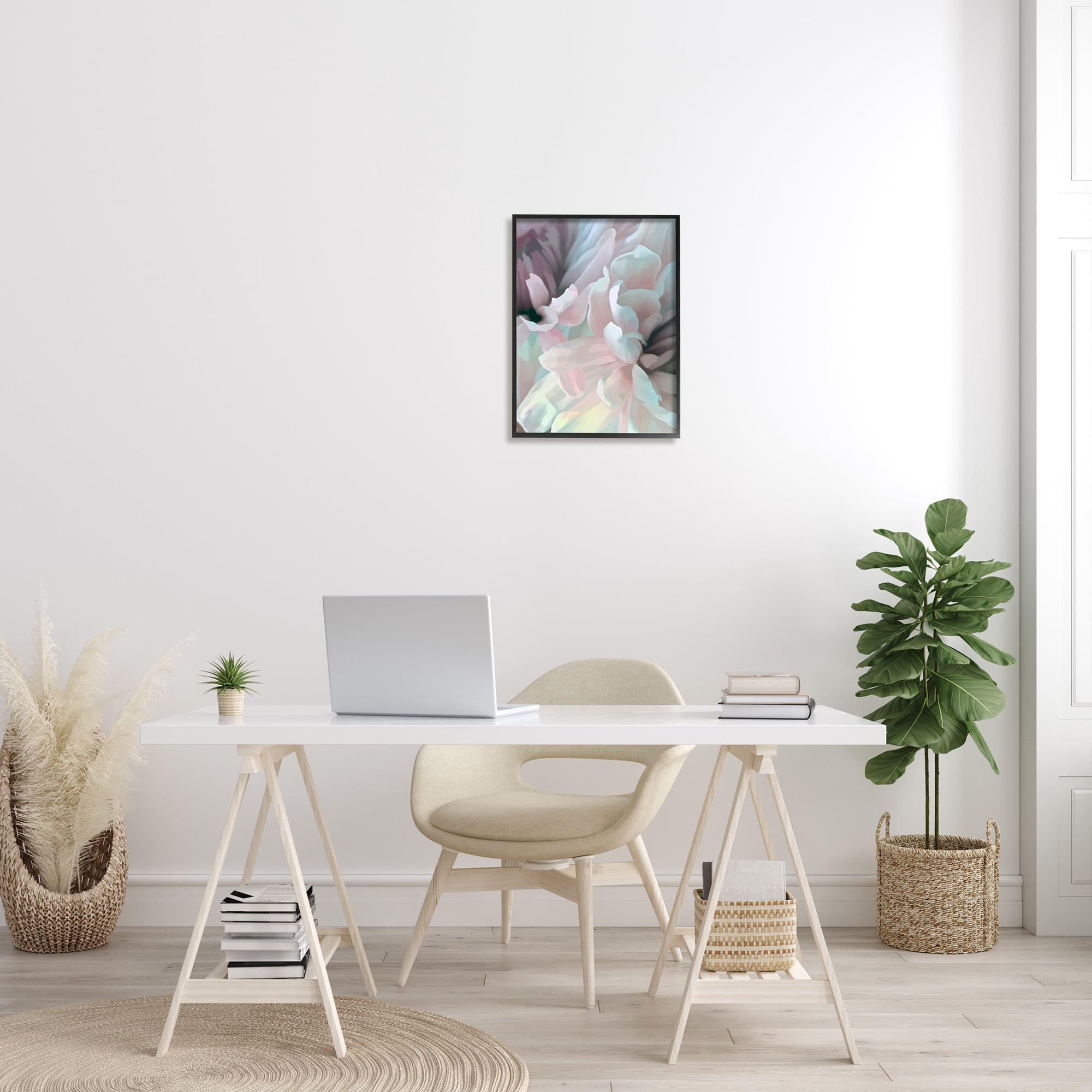 Stupell Industries Blush Flower Petals Meeting Alluring Pink Florals, 16 x 20, Designed by David Pollard