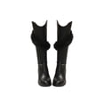thumbnail image 2 of Teissuly Thigh High Boots Winter New Spicy Girl Heightening Thick Bottom Thick Heel Long Thin Boots Pointed Head Knight Boots Waterproof Plush Decorative Leather Boots Teissuly WER202311014162, 2 of 9