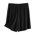 thumbnail image 2 of Womens Cargo Shorts JIANLAI Casual Long Knee Length High Waisted Stretch Wide Leg Relaxed Fit XL-3XL Black, 2 of 4