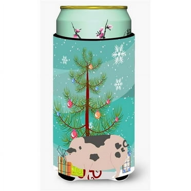 Carolines Treasures  Gloucester Old Spot Pig Christmas Tall Boys Beverage Insulator Hugger
